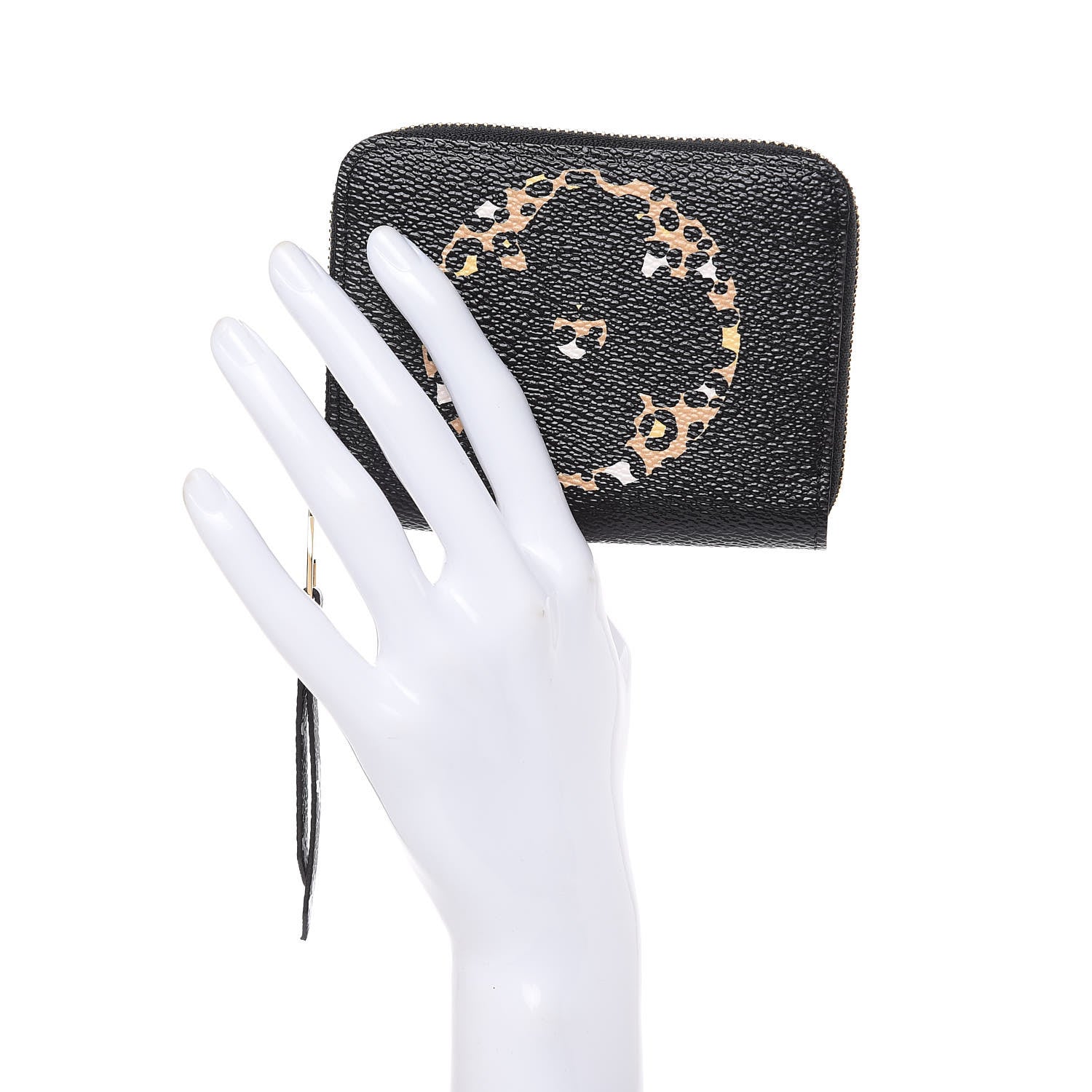 Louis Vuitton Monogram Giant Jungle Zippy Coin Purse Black 2 of 8