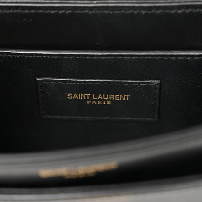 Saint Laurent Smooth Calfskin Small Solferino Satchel Black 6 of 14