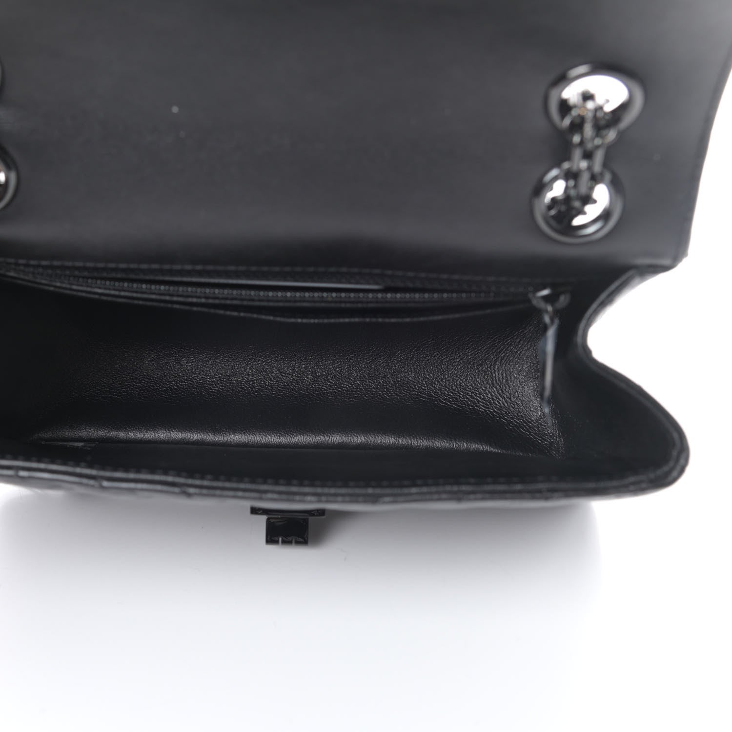 Chanel Aged Calfskin Chevron Quilted 2.55 Reissue Mini Flap So Black 5 of 12