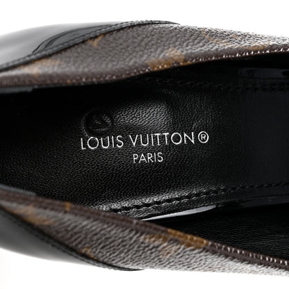 Louis Vuitton Monogram Cherie Pumps 38 Black 8 of 10