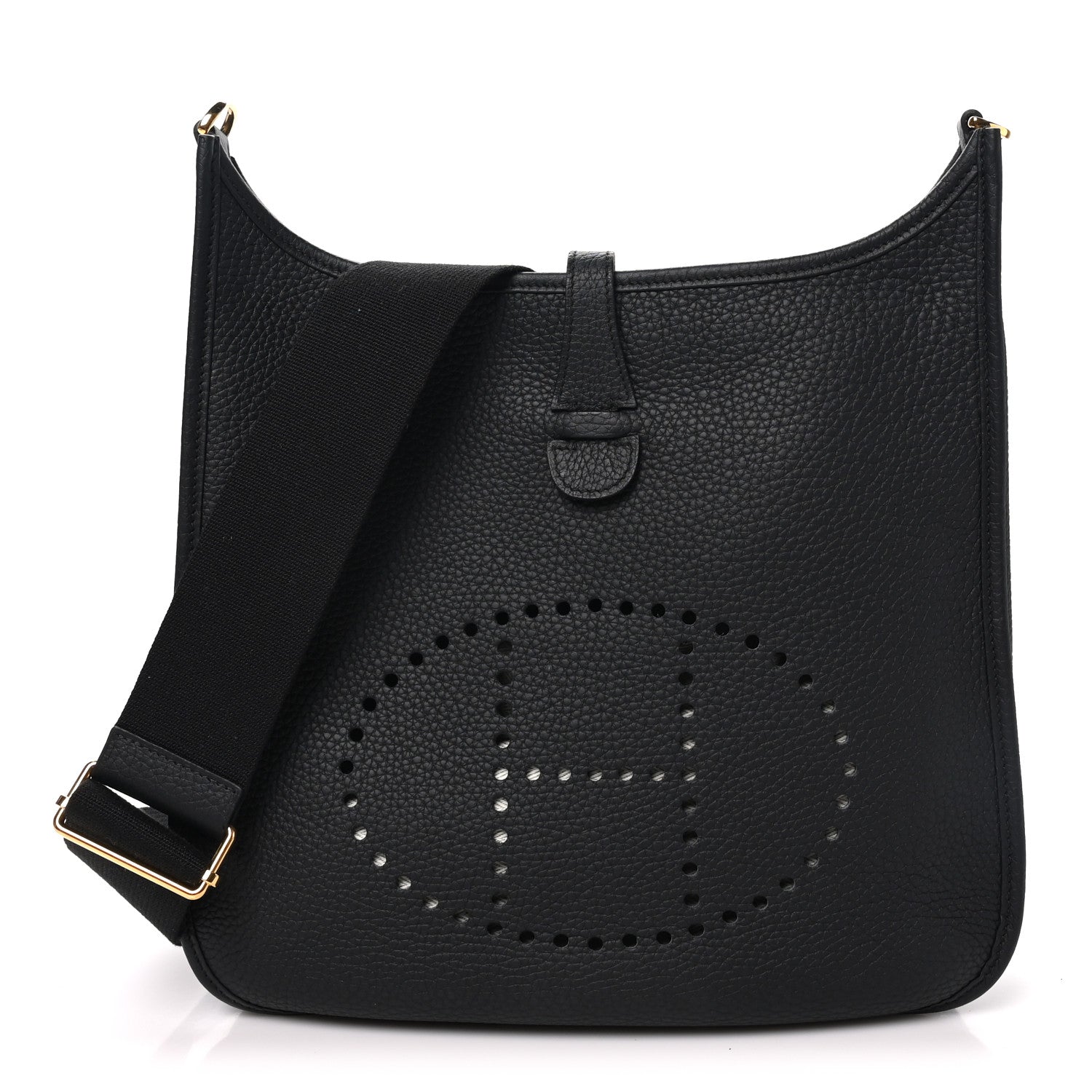 Hermes Taurillon Clemence Evelyne III PM Black 1 of 10