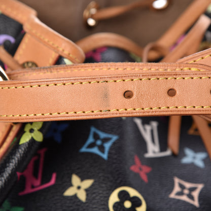 Louis Vuitton Monogram Multicolor Petit Noe Black 15 of 17