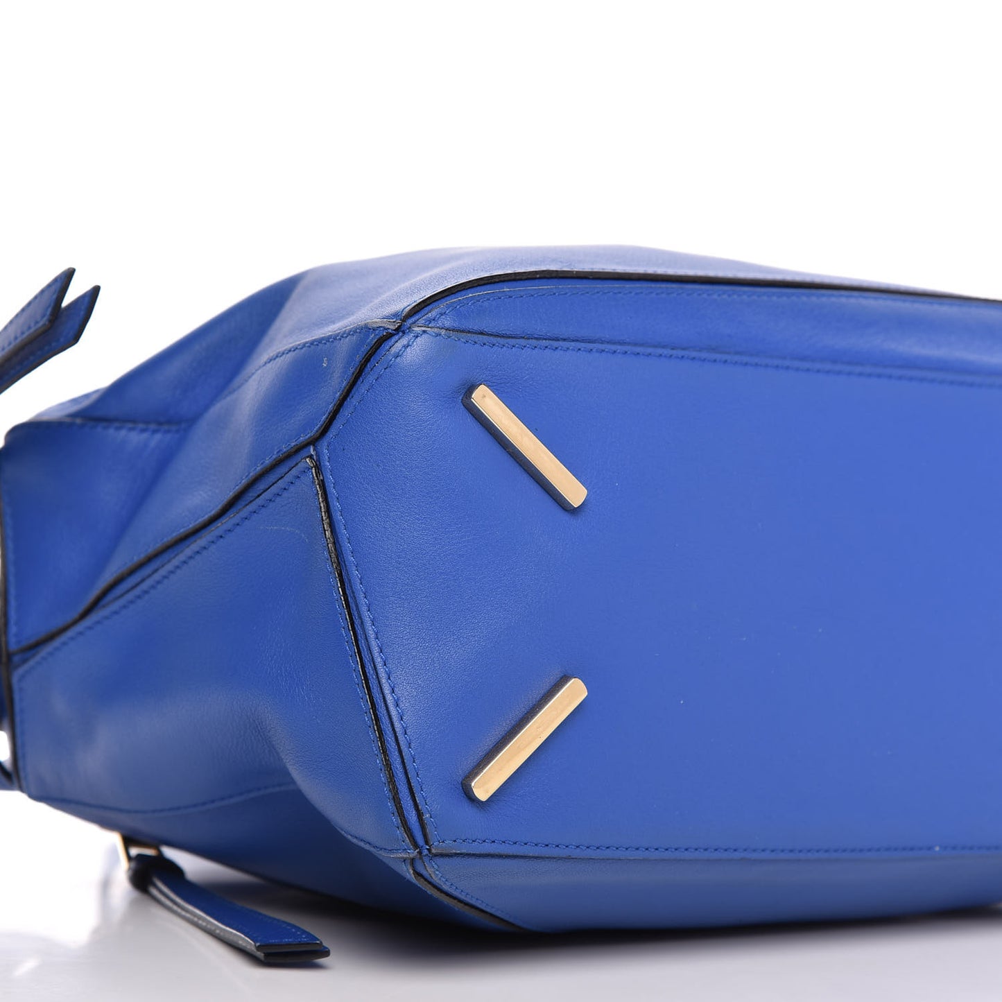 Calfskin Medium Puzzle Bag Electric Blue