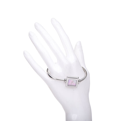 Gucci Stainless Steel Pink Mother of Pearl 19mm 1900L Quartz Watch 2 of 6
