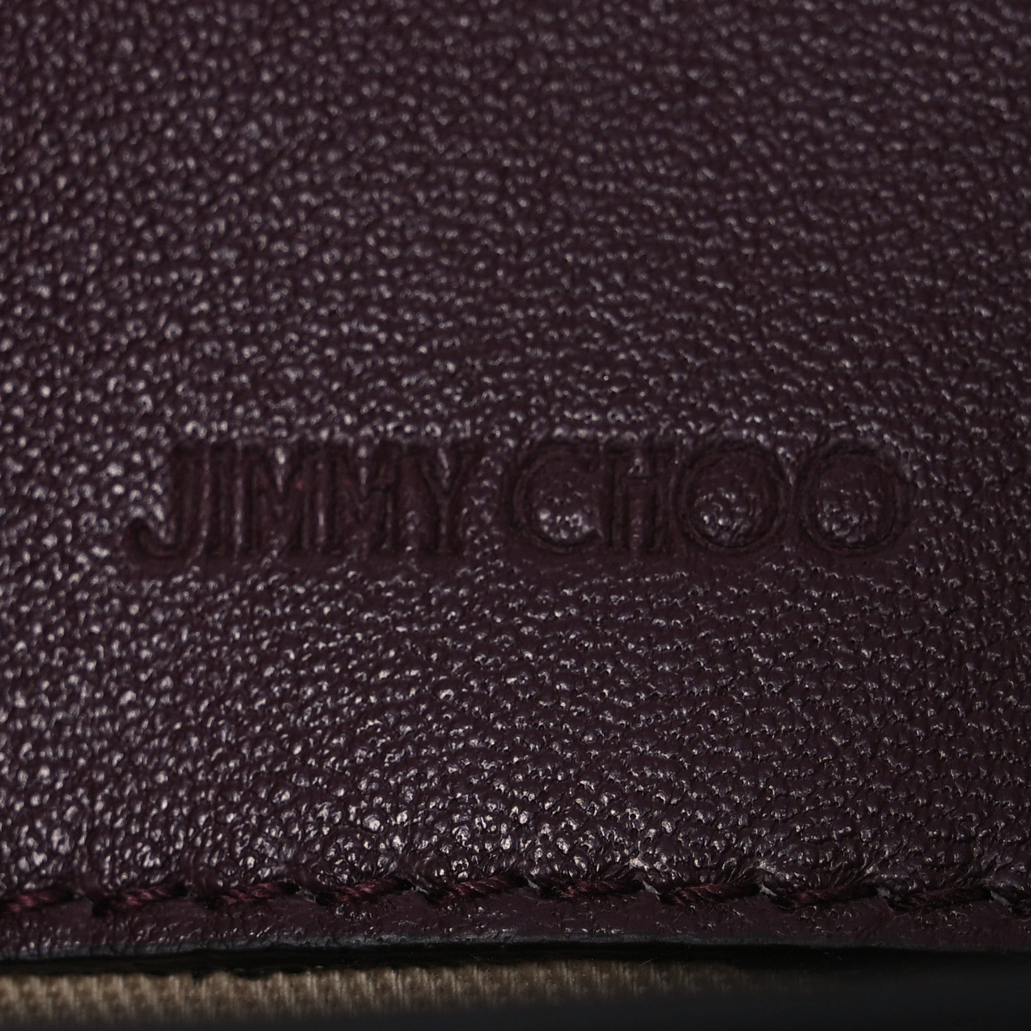 Jimmy Choo Calfskin Lizard Embossed Crystal Cheri Crossbody Bordeaux 6 of 13