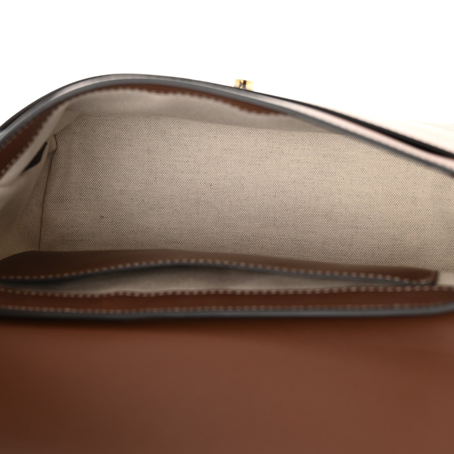 Burberry Calfskin Note Crossbody Bag Tan 5 of 13