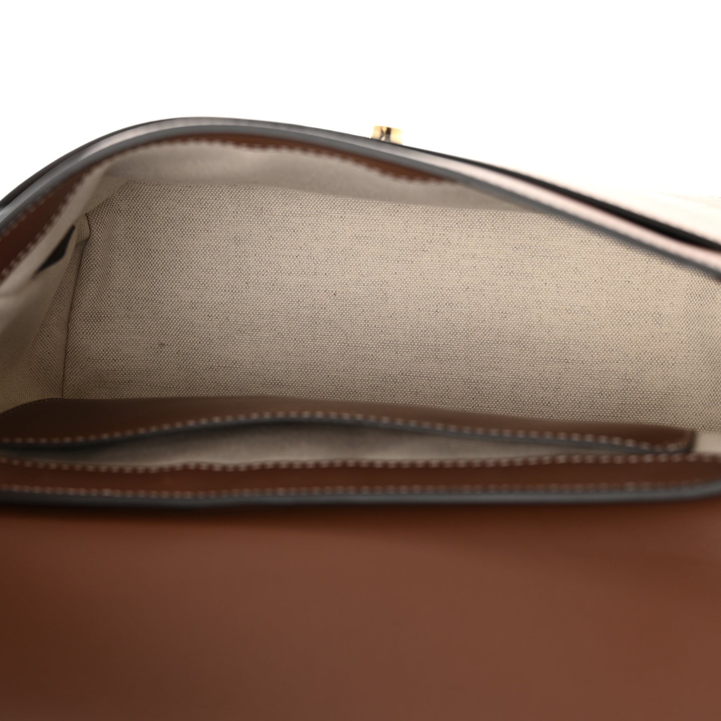 Calfskin Note Crossbody Bag Tan