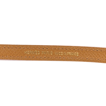 Hermes Epsom Petits Maillons Bag Strap Sesame Nata 3 of 5