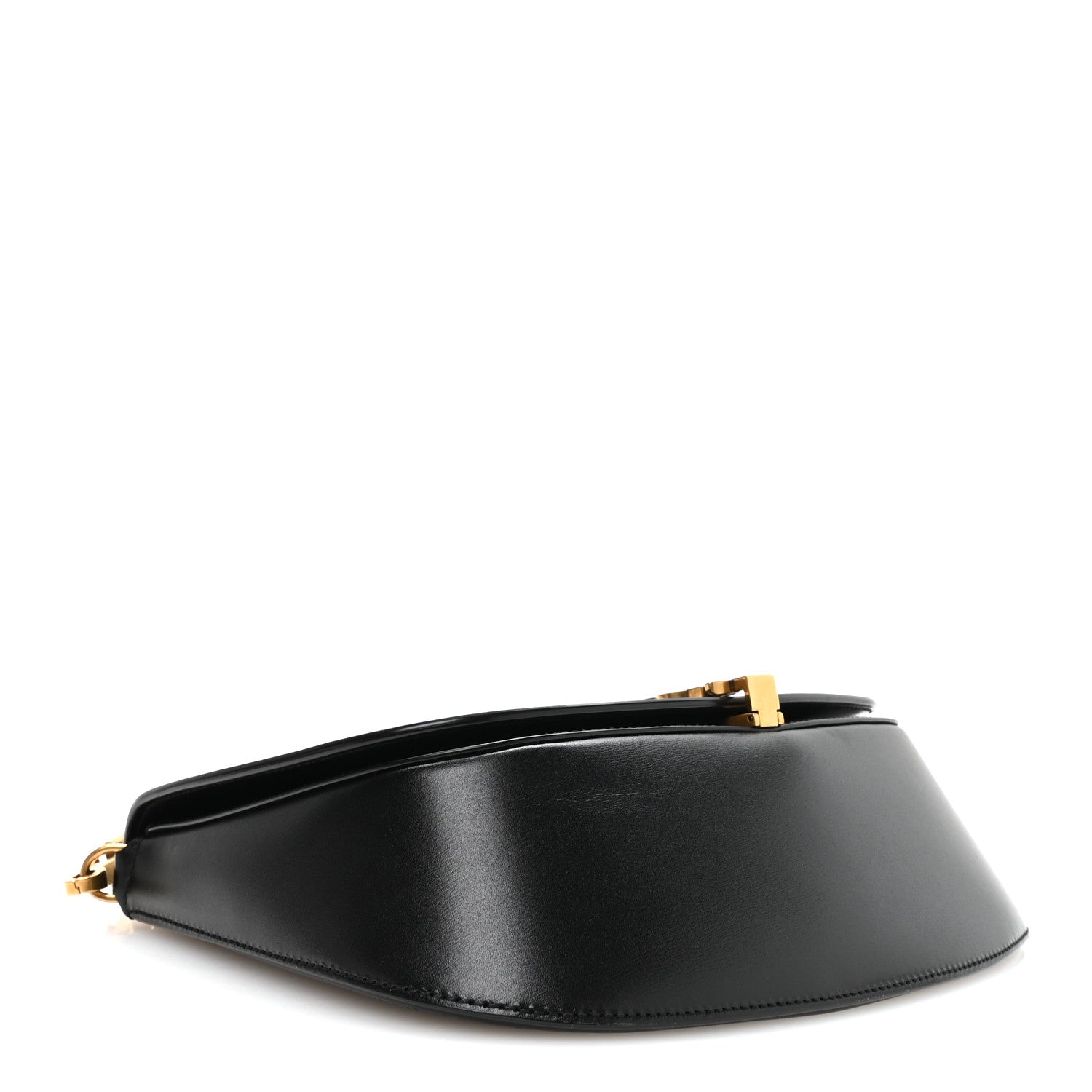 Saint Laurent Box Calfskin Mini Voltaire Top Handle Bag Black 4 of 11