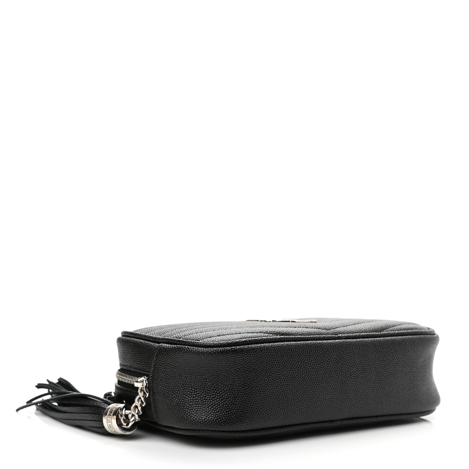 Saint Laurent Grain De Poudre Matelasse Monogram Mini Lou Camera Bag Black 4 of 11