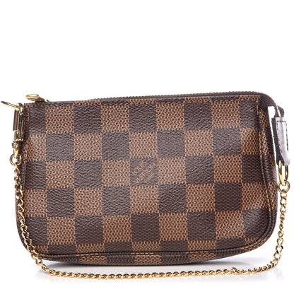 Louis Vuitton Damier Ebene Mini Pochette Accessories 1 of 10