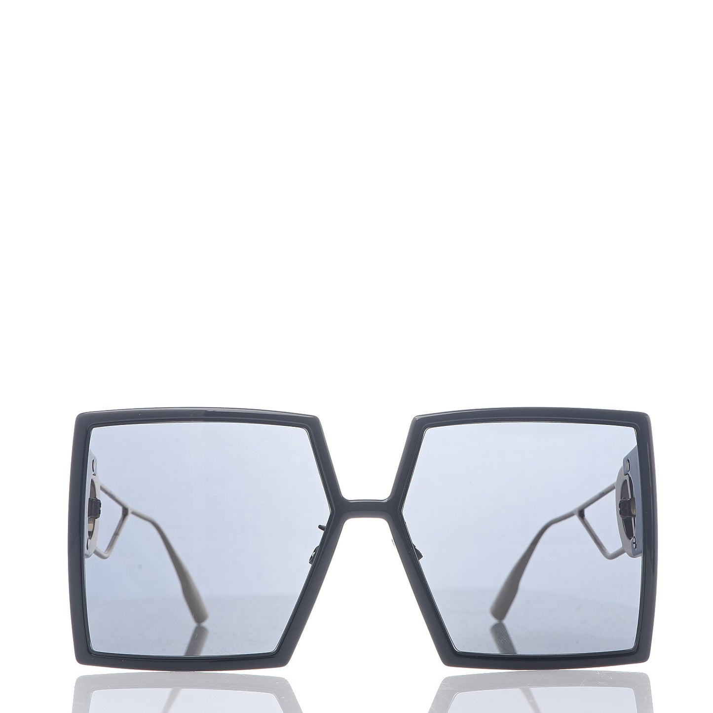 Square 30 Montaigne Sunglasses Black