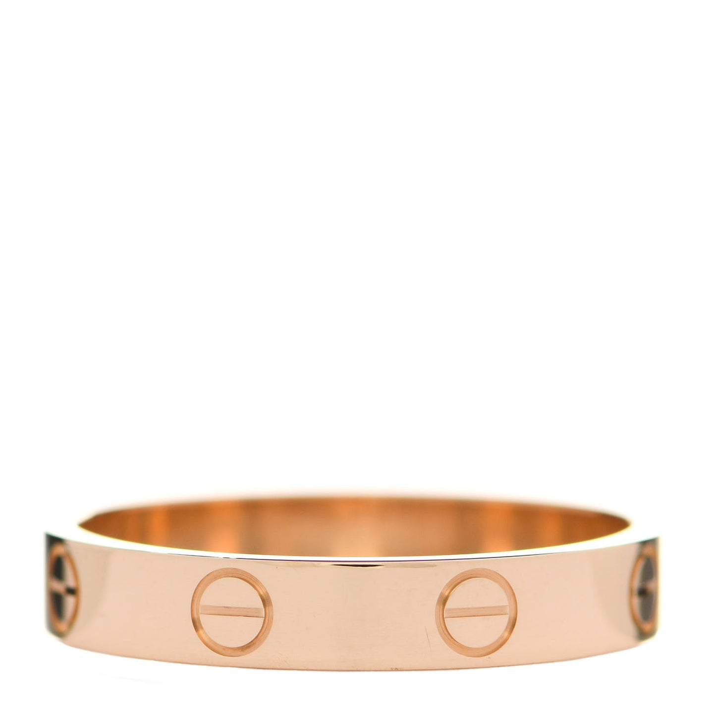 18K Yellow Gold 3.5mm LOVE Wedding Band Ring 58 8.25