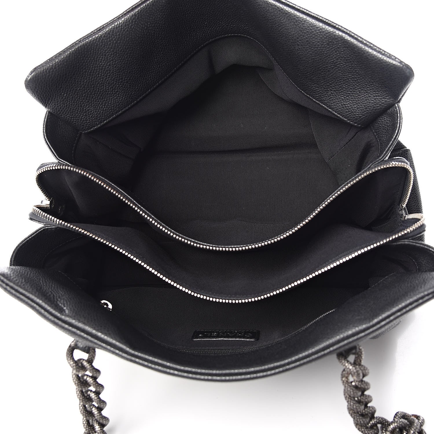 Chanel Caviar CC Shoulder Bag Black 5 of 10