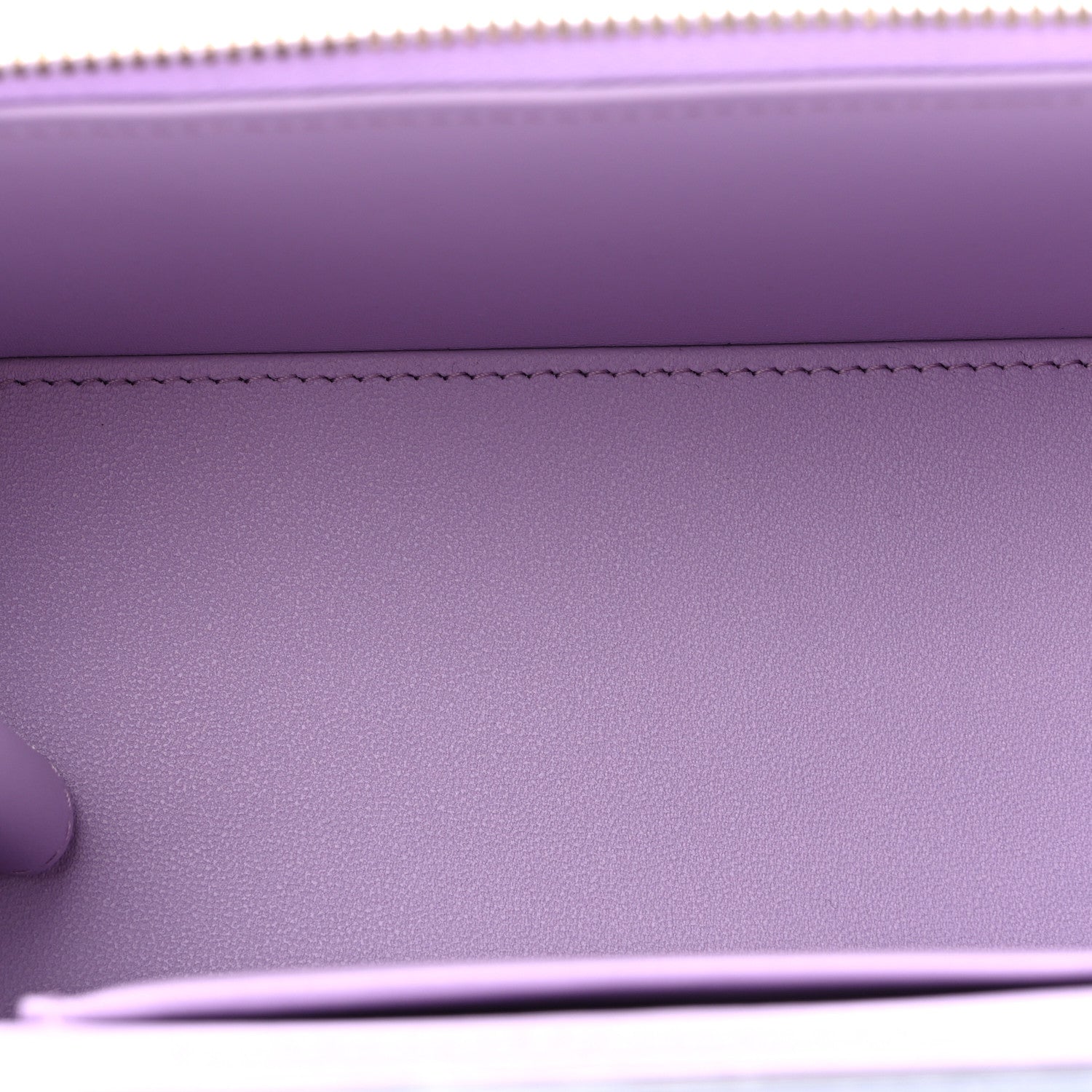 Chanel Lambskin Quilted Small Top Handle Vanity Case With Chain Light Purple 5 of 11