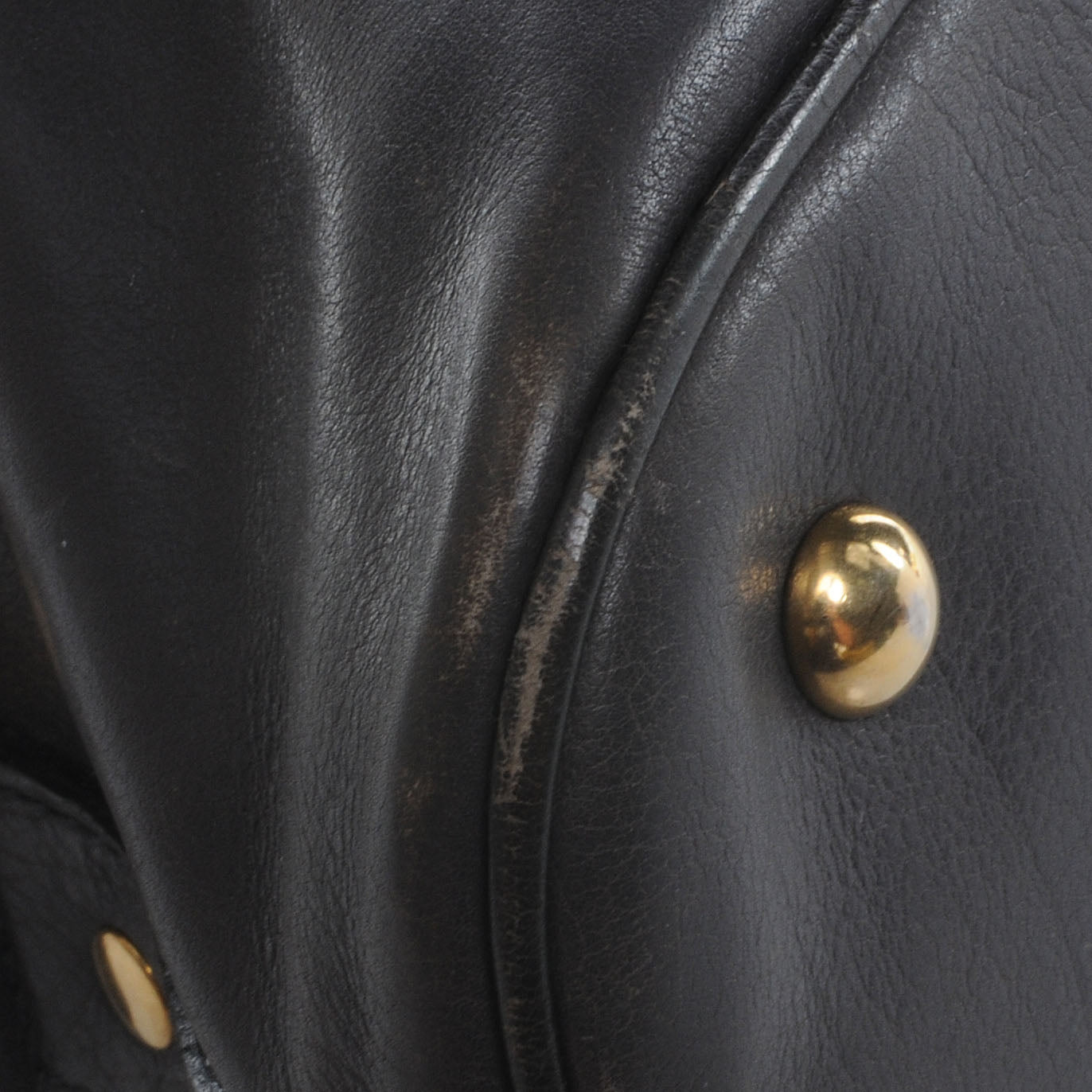 Leather Large Muse Dark Grey