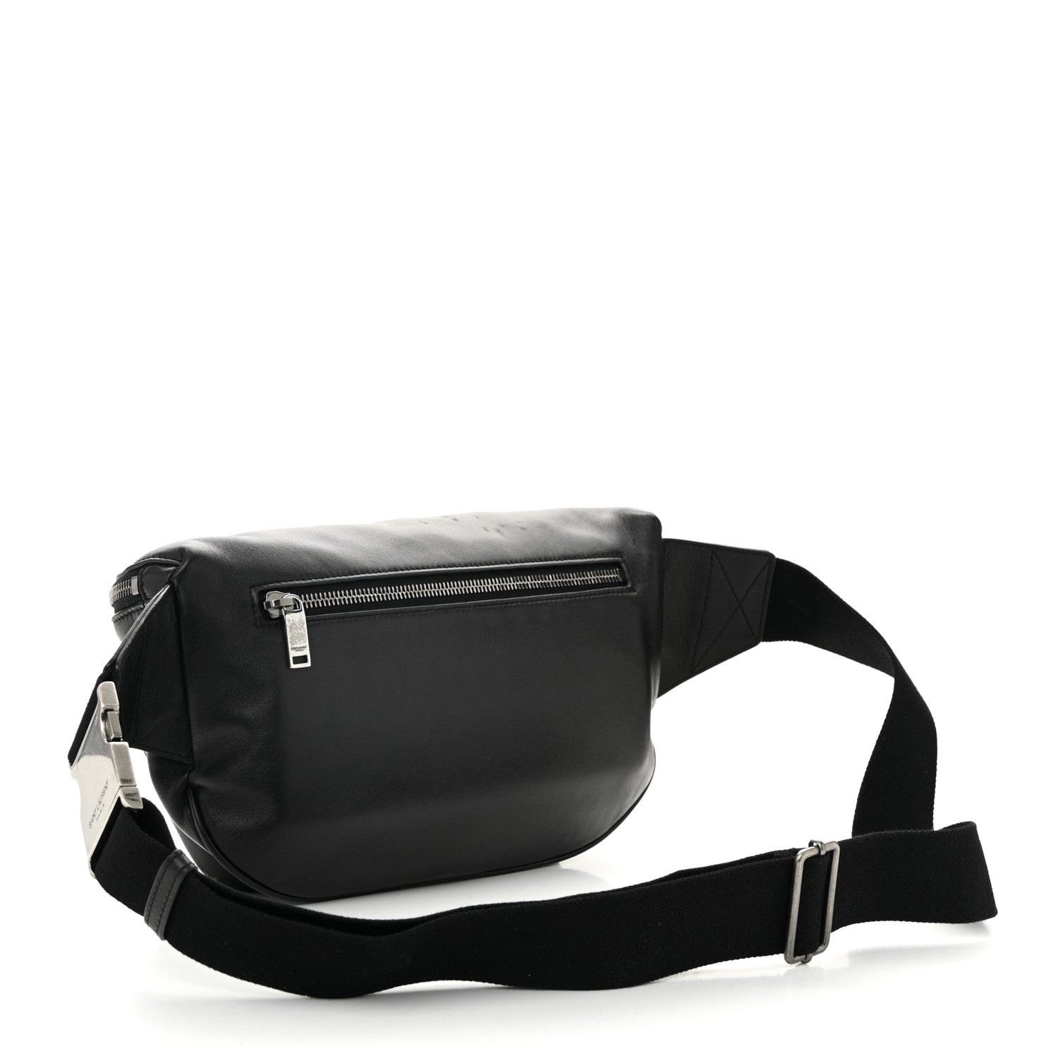 Saint Laurent Lambskin Subway Belt Bag Black 3 of 11