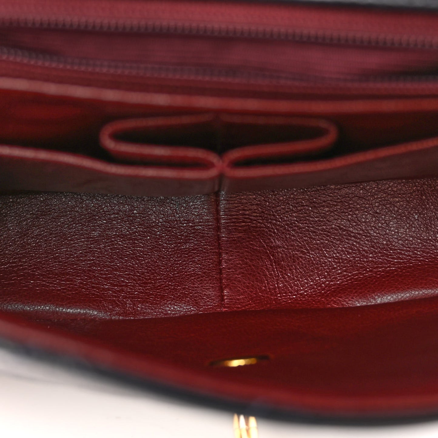 Lambskin Quilted Mini Square Flap Black