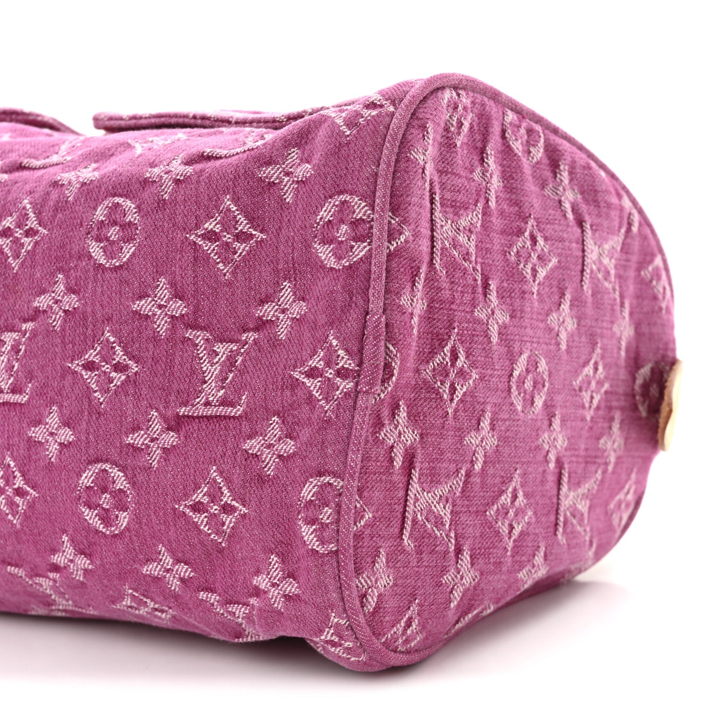 Monogram Denim Neo Speedy Fuchsia