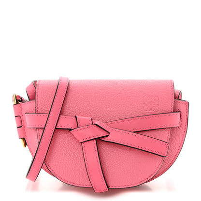 Loewe Grained Calfskin Mini Gate Crossbody Bag Wild Rose 1 of 12