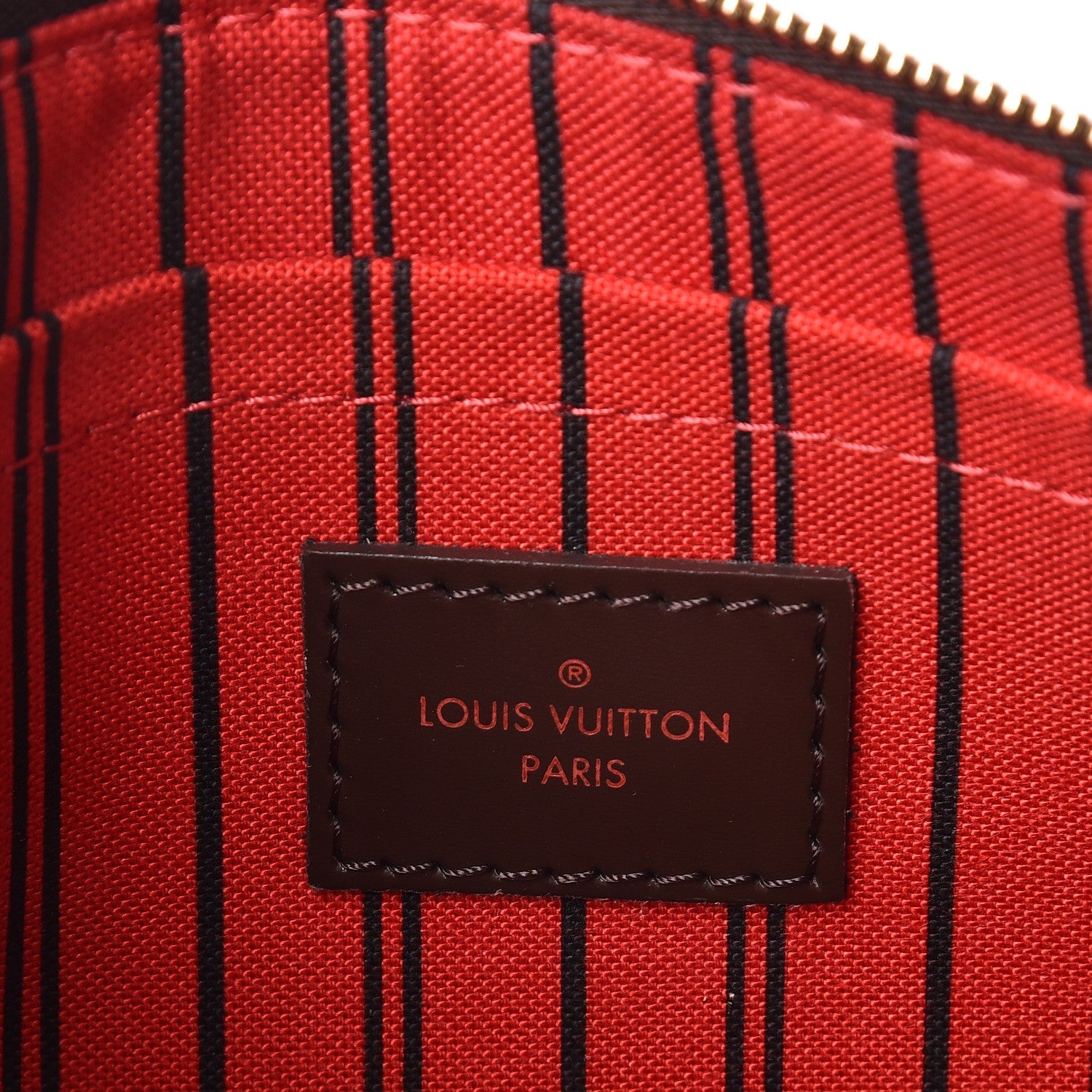 Louis Vuitton Damier Ebene Neverfull MM GM Pochette 6 of 8