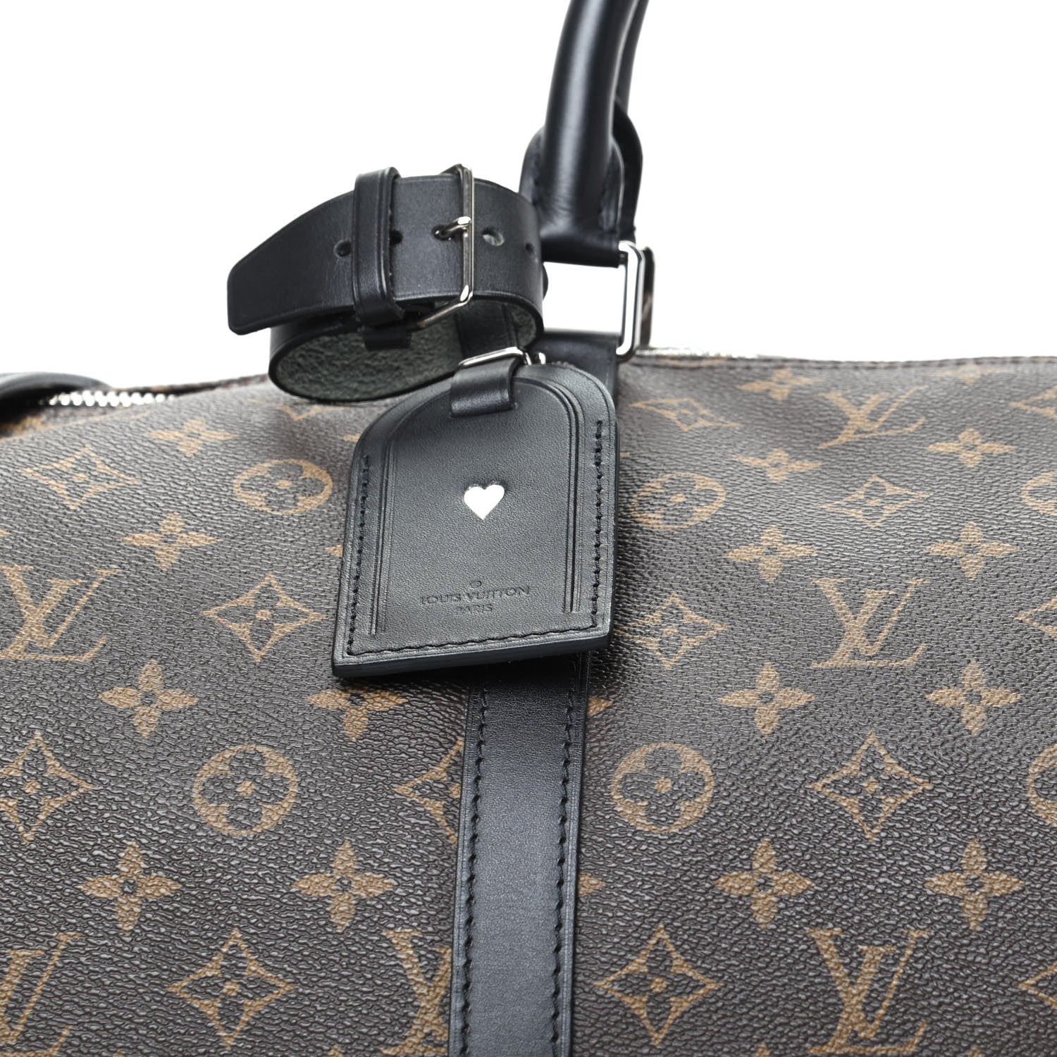 Louis Vuitton Monogram Macassar Keepall Bandouliere 55 9 of 9
