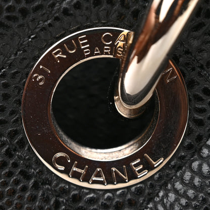 Chanel Caviar Quilted Grand Shopping Tote GST Black 12 of 14