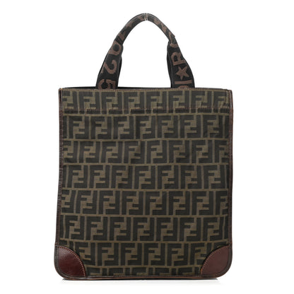 Fendi Zucca 1925 Vertical Tote Tobacco 1 of 15