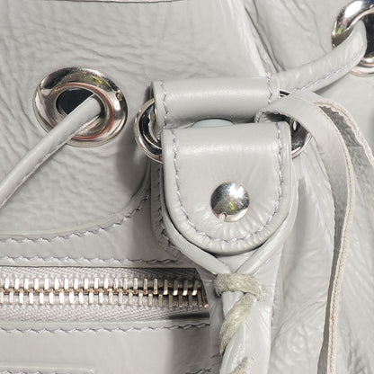 Balenciaga Matte Goatskin Rubber Covered Classic Hardware Mini Pompon Gris Glace 10 of 13