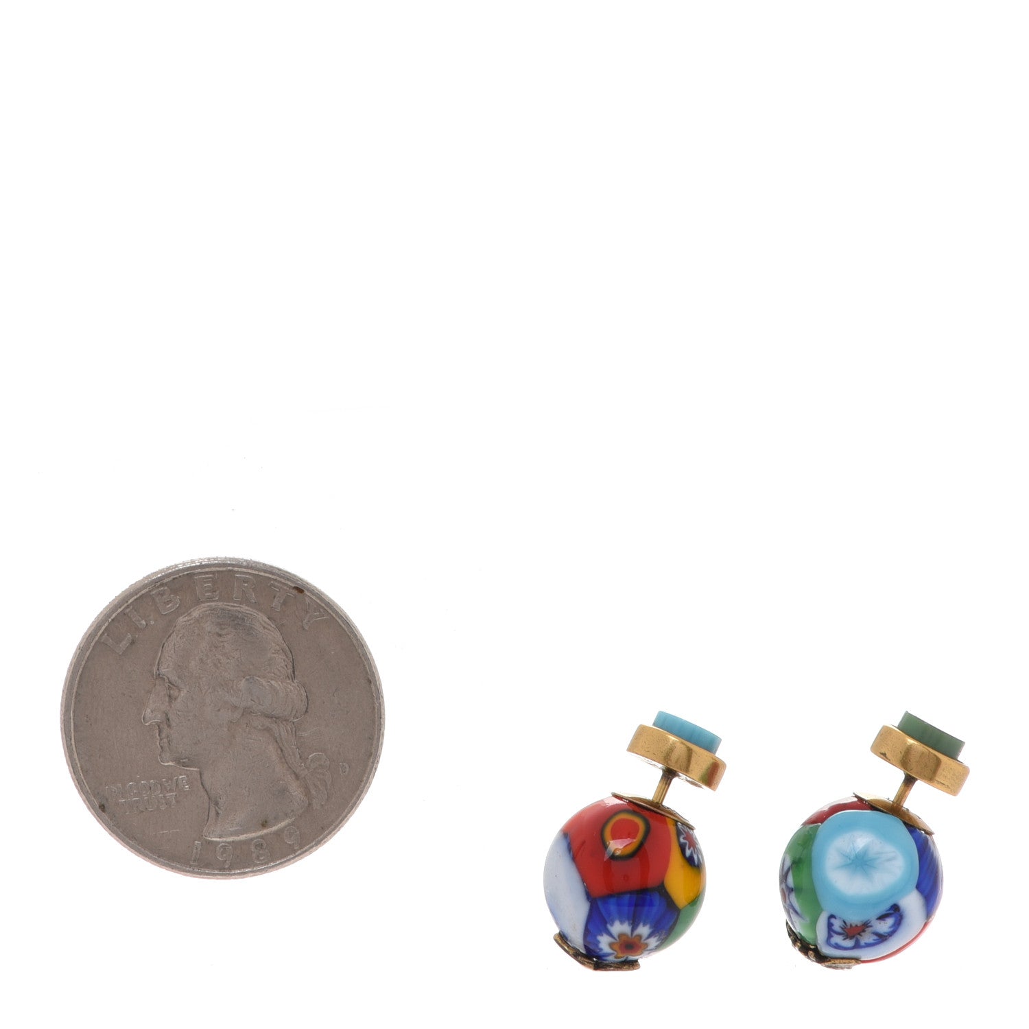 Christian Dior Printed Mise En Dior Tribal Earrings Multicolor 2 of 7