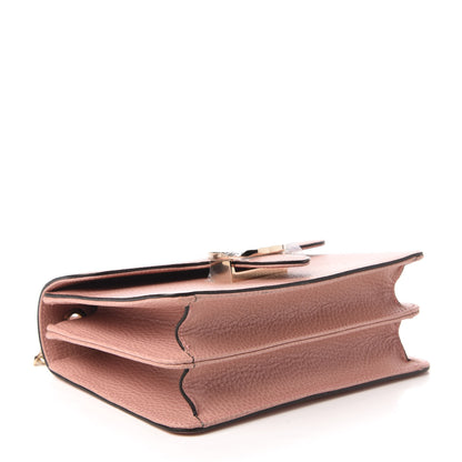 Gucci Dollar Calfskin Small Interlocking G Shoulder Bag Soft Pink 4 of 11