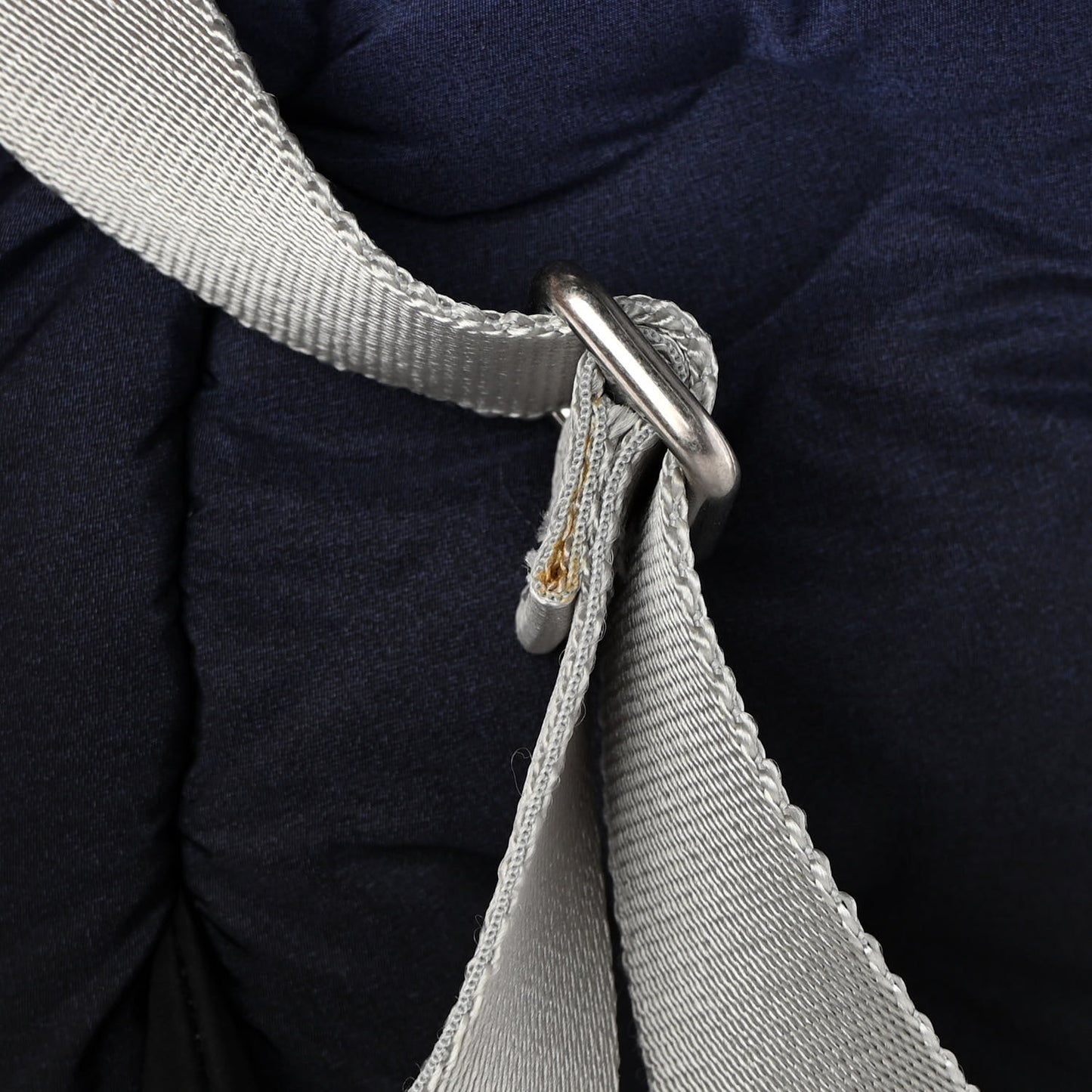 Nylon Embossed Small Doudoune Backpack Black Blue White