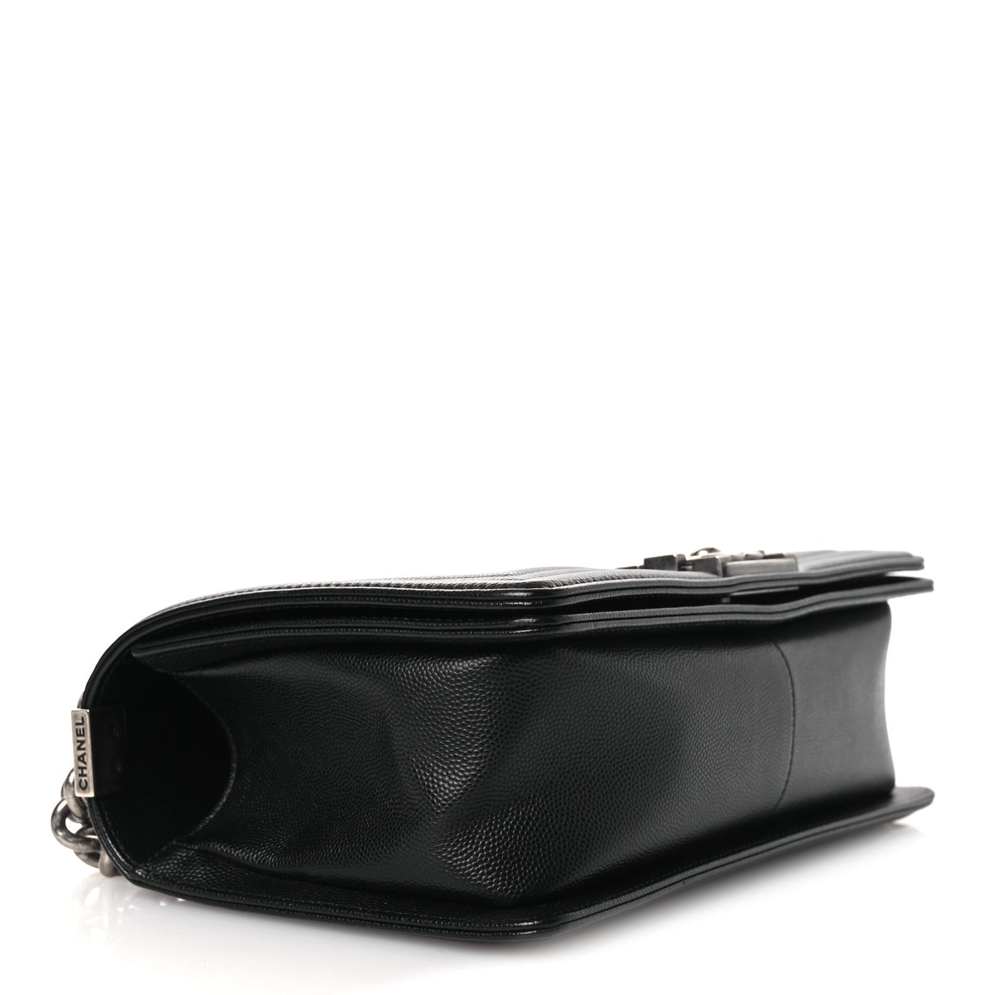 Caviar Quilted Medium Boy Flap Black