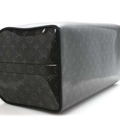 Louis Vuitton Monogram Eclipse Glaze Keepall Bandouliere 50 8 of 9