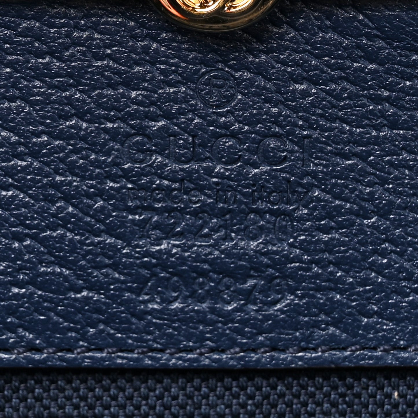 Chenille Textured Dollar Calfskin Print Savoy Top Handle Beauty Case Blue Multicolor
