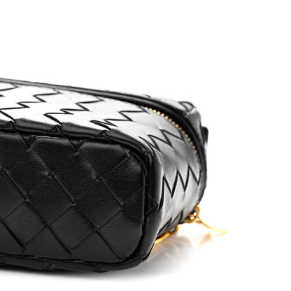Bottega Veneta Calfskin Intrecciato Bang Bang Vanity Case Black 9 of 9