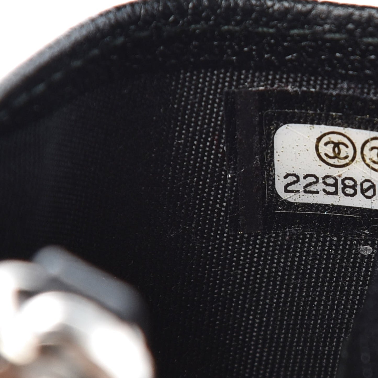 Caviar CC Zip Card Holder Black