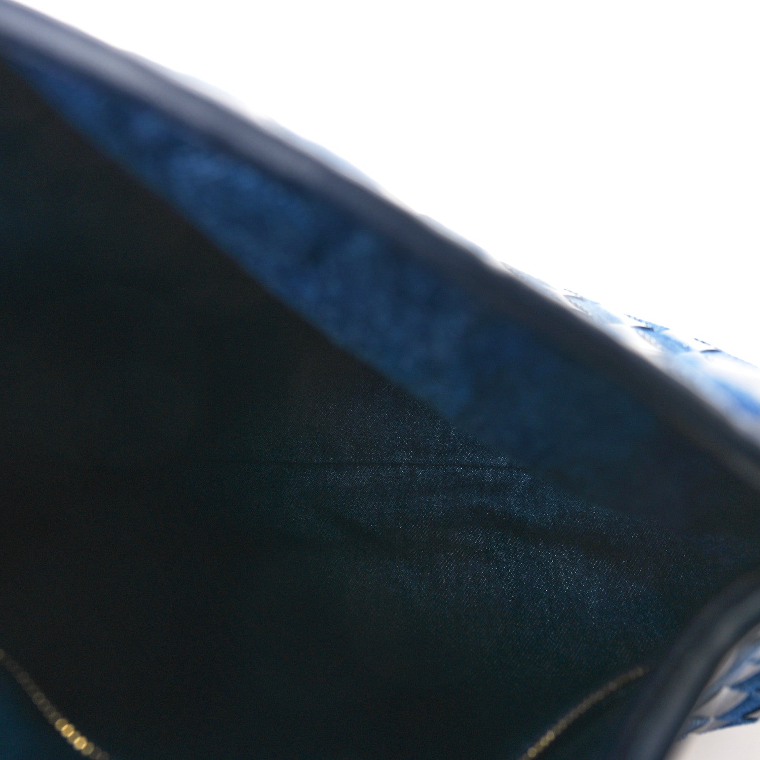 Bottega Veneta Denim Calfskin Intrecciato Small Hop Abyss Indigo 5 of 8