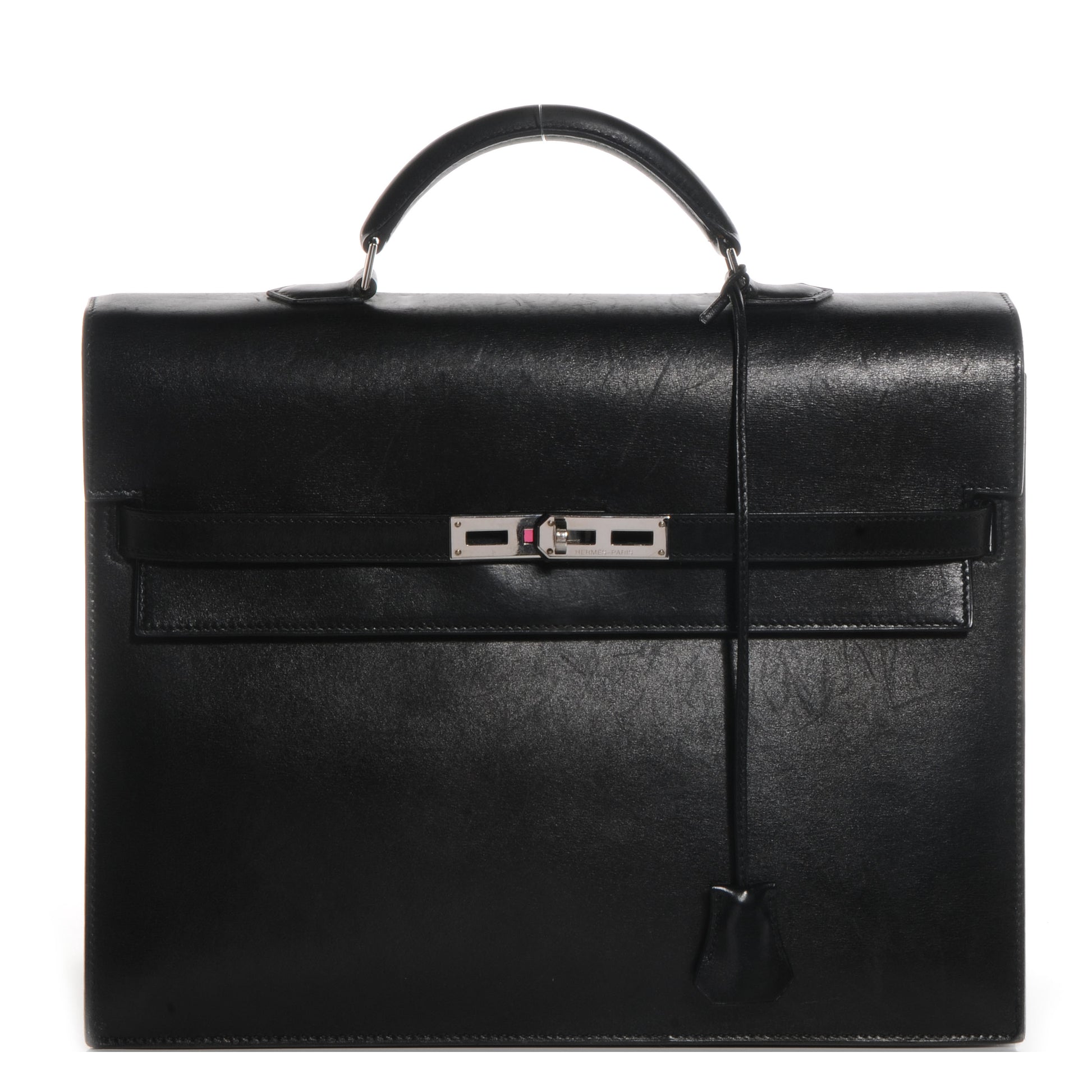 Hermes Box Kelly Depeche 34 Black 1 of 8