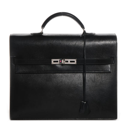 Hermes Box Kelly Depeche 34 Black 1 of 8