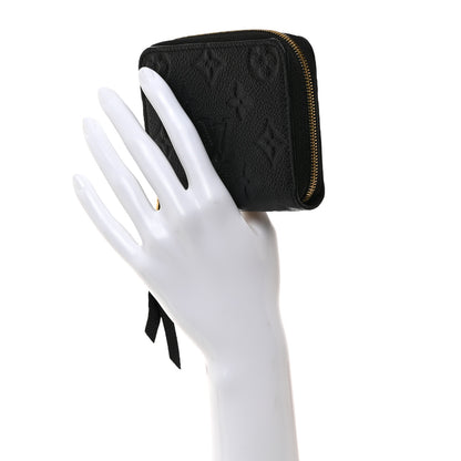 Louis Vuitton LOUIS VUITTON Empreinte Zippy Coin Purse Black 2 of 6