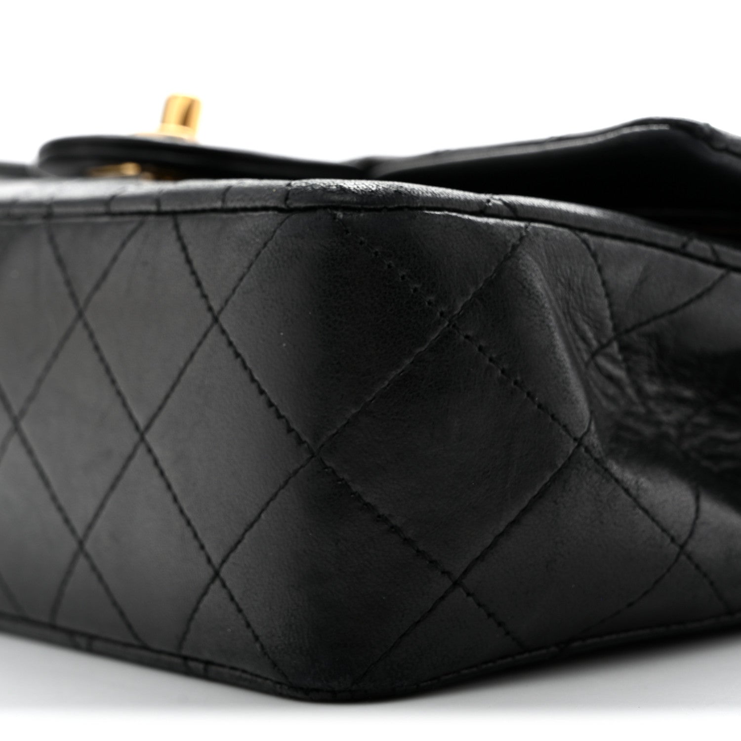 Chanel Lambskin Quilted Small Double Flap Black 9 of 13