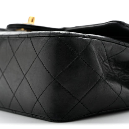 Chanel Lambskin Quilted Small Double Flap Black 9 of 13