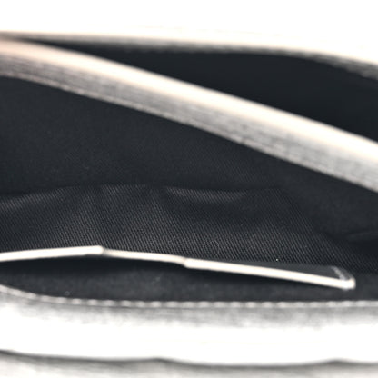 Off-White Metallic Calfskin Diagonal Quilted Jackhammer 17 Shoulder Bag Silver 6 of 13