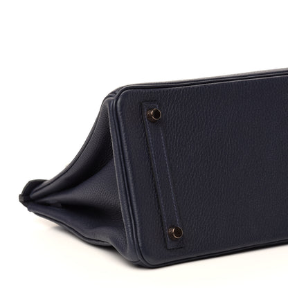 Hermes Togo Birkin 30 Bleu Nuit 6 of 10