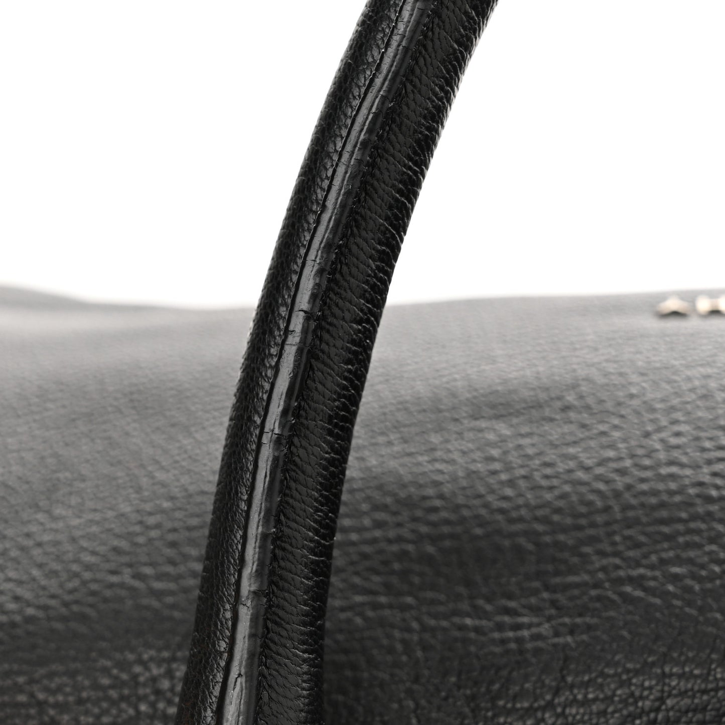 Sugar Goatskin Large Pandora Black