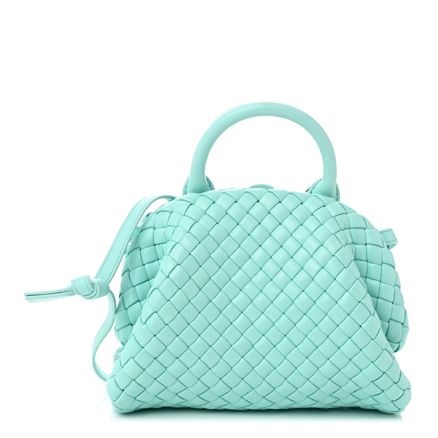 Bottega Veneta Nappa Intreccio Mini Padded Handle Bag Celadon 1 of 9