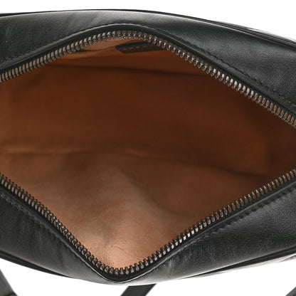 Gucci Calfskin Matelasse Small GG Marmont Chain Shoulder Bag Black 5 of 9