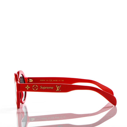 Louis Vuitton X SUPREME Downtown Sunglasses Red 2 of 8
