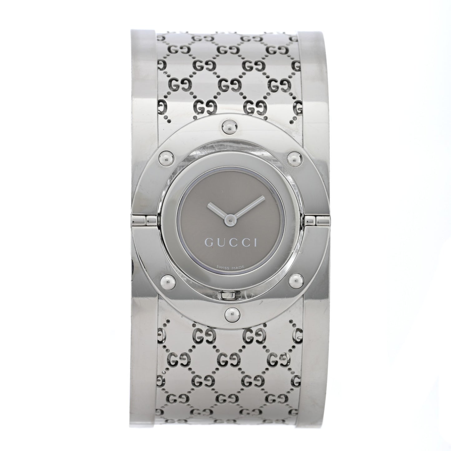 Stainless Steel 33mm Twirl Quartz Watch Brown